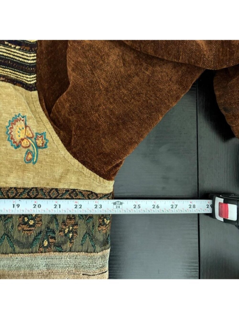 90s patchwork boho jacket - Picture 6 of 8